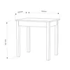 Table moderne et extensible, modèle SLIM, de petite taille Voir les images du produit 4