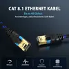 Ultra HDTV CAT 8.1 Netzwerkkabel – 2 Meter, 40 Gbps LAN Produktbild-Vorschau 2