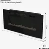 Klarstein Elektrokamin, Elektro Heizungen für Wohnzimmer & Produktbild-Vorschau 7
