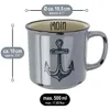 com-four® 3x Kaffeebecher aus Porzellan - 500 ml Produktbild-Vorschau 6