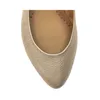 Elegante Goldene Ballerinas aus Naturleder mit sehr weicher Produktbild-Vorschau 6