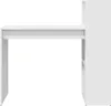 vidaXL Scrivania con ripiano Bianco 108 x 55 x 103,5 cm Anteprima dell’immagine prodotto 5