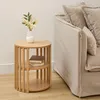 Nachttisch mit Lamellen und Ablage SLAT, 48 cm Produktbild-Vorschau 8