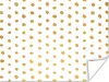 MuchoWow® Poster Gold - Weiß - Tupfen - Muster 120x90 cm - Produktbild-Vorschau 1