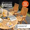Casaria® Set di Mobili da Giardino in Legno Eucalipto 6 Anteprima dell’immagine prodotto 7
