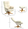 HOMCOM Relaxsessel mit Hocker, Stauraum, Fernsehsessel mit Produktbild-Vorschau 3
