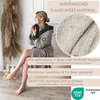 CalmyLIFE Bademantel Damen flauschig Morgenmantel - mit Produktbild-Vorschau 1