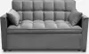 Canapé-lit 2 places avec assise coulissante gris Kilios Voir les images du produit 4