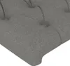 Kopfteil Dunkelgrau 100x7x78/88 cm Stoff Produktbild-Vorschau 4