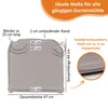 4er Set Outdoor Sitzkissen, 44 x 47 cm, 6 cm dick, Produktbild-Vorschau 5