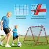 HOMCOM Fußball Rebounder Kickback Tor Rückprallwand Netz Produktbild-Vorschau 6