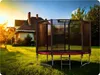 6ft/183cm Gartentrampolin mit Außennetz und Leiter Produktbild-Vorschau 4