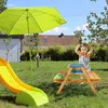 Relaxdays Dětská sedací souprava ze dřeva, 2v1 herní stůl a Náhled obrázku produktu 2