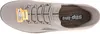 Top-down view of a gray Skechers slip-on shoe with tags. Produktbild-Vorschau