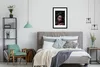 MuchoWow® MuchoWow® Gerahmtes Poster Frau - Laub - Schatten Produktbild-Vorschau 5