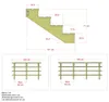 Plus Außentreppe Kiefer 4 Stufen 120 cm breit Produktbild-Vorschau 2