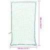 vidaXL Rete per rimorchi con corda di gomma verde 6x3,5 m Anteprima dell’immagine prodotto 5