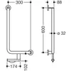 HEWI 900.22.10960 DC Winkelgriff, d:32/32, PRH, A1:600, Produktbild-Vorschau 2
