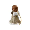 A ceramic angel ornament viewed from the back. Náhľad obrázku produktu