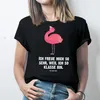 Mr. & Mrs. Panda Größe XL T-Shirt Flamingo Stolz - Schwarz Produktbild-Vorschau 4