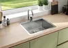 [Edelstahlspüle 50,5x55 Silber + Armatur Spiral] Hochwertig Produktbild-Vorschau 1