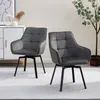 CLIPOP Esszimmerstühle 2er Set, Esszimmerstühle Drehbar mit Produktbild-Vorschau 12