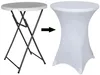 Copritavolo da bar 80x110 cm – Bianco – Elastico – Tavolino Anteprima dell’immagine prodotto 4