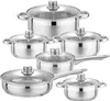 Velaze Topfset Induktionsherd, Serie Motti, Kochtopf Set Produktbild-Vorschau 1