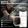 A man is rock climbing while wearing a smartwatch. A smartphone is also shown next to the smartwatch. Produktbild-Vorschau