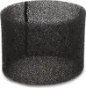 A black foam filter cylinder on a white background. Produktbild-Vorschau