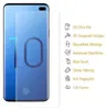 A smartphone screen protector is shown with its features listed next to it. Produktbild-Vorschau