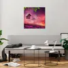 Bilder auf glas - Vögel Wiese Garten Dekoration - 60x60cm - Produktbild-Vorschau 6
