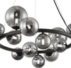 Lampadario MILA nero 14xG9x9W in vetro, dimensioni: Anteprima dell’immagine prodotto 2