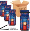 A collection of coffee bags and an open cardboard box, with a coffee bag clip in the foreground. Produktbild-Vorschau