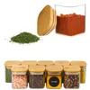 Zimilo Gewürzgläser Eckig Set, 10 X 220 ml Vorratsgläser Produktbild-Vorschau 1