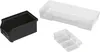 Three different storage containers are displayed on a white background. Produktbild-Vorschau