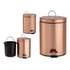 Berilo Treteimer - kupferfarben - 5 l - 27 cm - Metall Produktbild-Vorschau 2