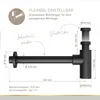Lenz JURI Design-Siphon Schwarz-matt,  1 1/4" mit Produktbild-Vorschau 4