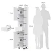 Armoire haute pour salle de bain Mondeer avec façade Voir les images du produit 10