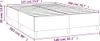 vidaXL Boxspringbettgestell Cappuccino-Braun 140x200 cm Produktbild-Vorschau 7