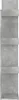 A tall, narrow, gray bookshelf with three shelves. Produktbild-Vorschau
