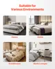 SucceBuy Lit Boxspring Queensize avec revêtement tissu et Voir les images du produit 5