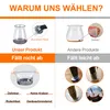 Möbelgleiter 23x30 mm – 32 Stück Filz-Silikon-Pads für Produktbild-Vorschau 4