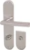 Edelstahl Türbeschlag TA-1206  Langschild WC Renovierung Produktbild-Vorschau 1