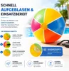 XXL Aufblasbarer Pool Ball Ø 55 cm – Wasserball & Produktbild-Vorschau 3
