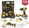 LifeImpree 21V Akkuschrauber Set, Akkubohrer mit 108PCS Produktbild-Vorschau 1