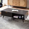 WOHNLING Couchtisch 110x60x43 cm Schwarz mit Produktbild-Vorschau 1