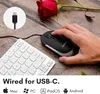 USB-C Maus für Mac & Windows, 3 Tasten und Produktbild-Vorschau 3