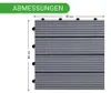 Outgarden WPC-Terrassenfliese Basic hellgrau Perfekt auch Produktbild-Vorschau 6