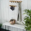 WANDGARDEROBE "KYRA 60" | Teakholz | Ast Kleiderhaken Produktbild-Vorschau 3
